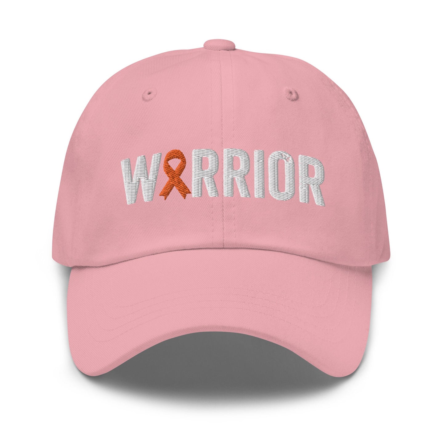Childhood Cancer Warrior Hat with Orange Cancer Ribbon Color | Childhood Cancer Awareness Baseball Cap
