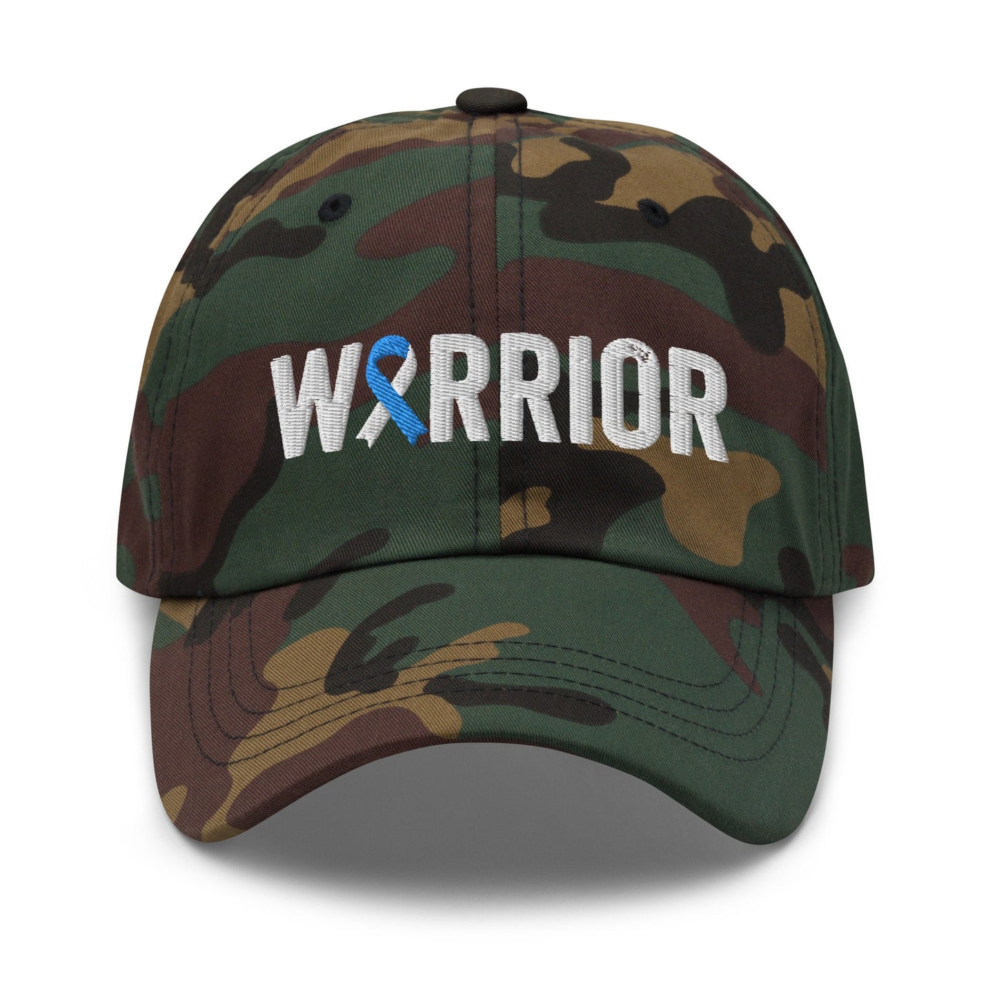 Cervical Cancer Warrior Hat with Teal Cancer Ribbon Color | Baseball Cap