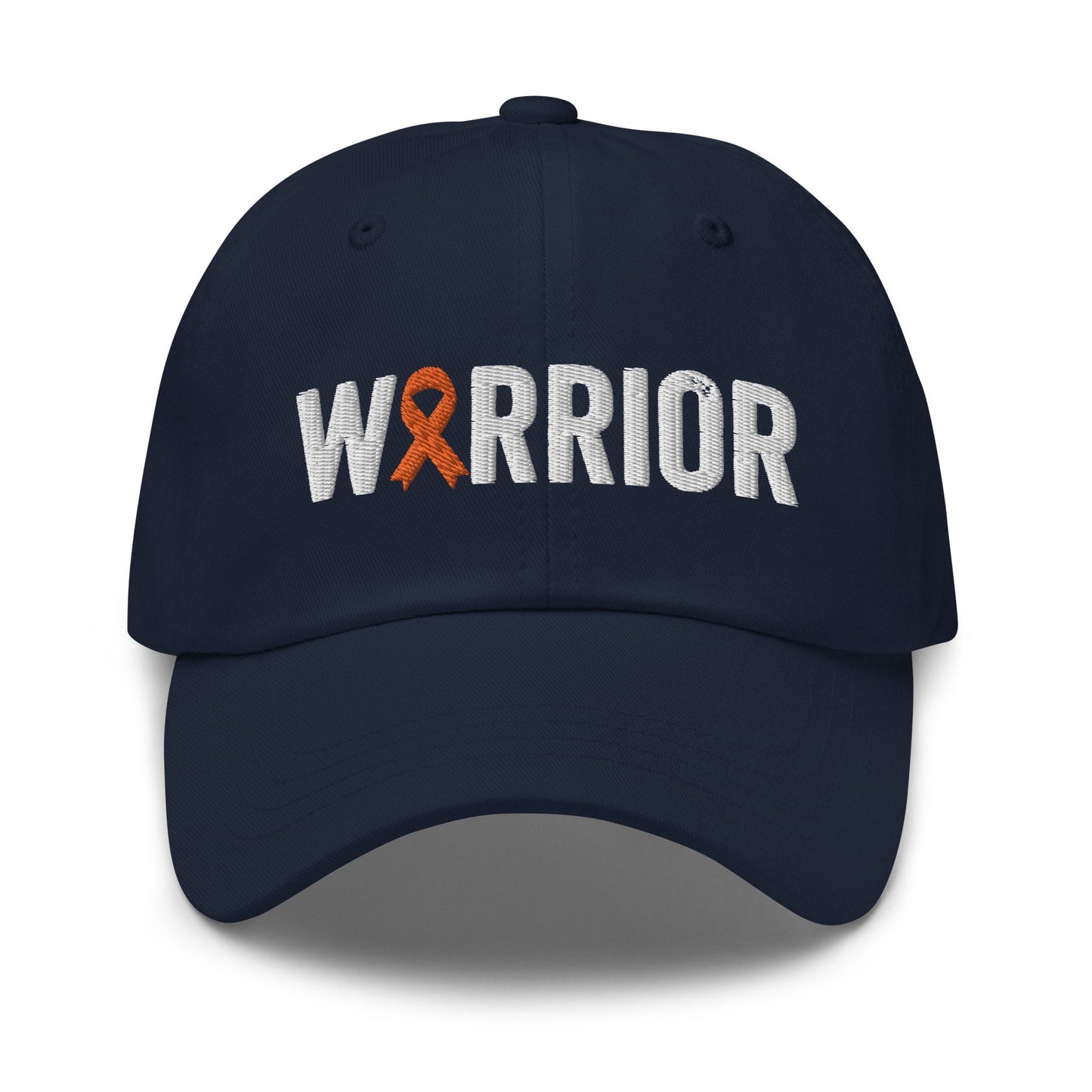 Childhood Cancer Warrior Hat with Orange Cancer Ribbon Color | Childhood Cancer Awareness Baseball Cap