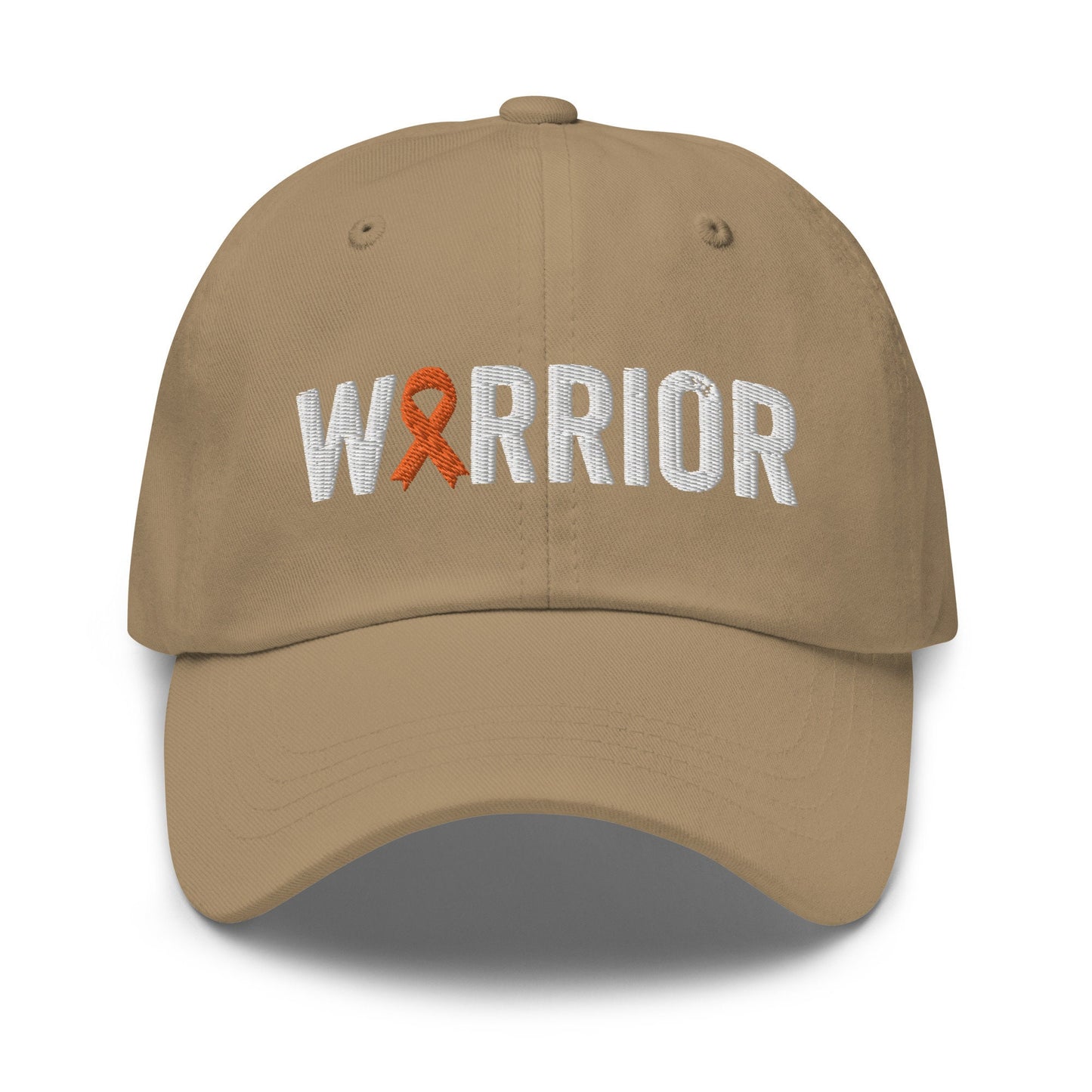 Childhood Cancer Warrior Hat with Orange Cancer Ribbon Color | Childhood Cancer Awareness Baseball Cap