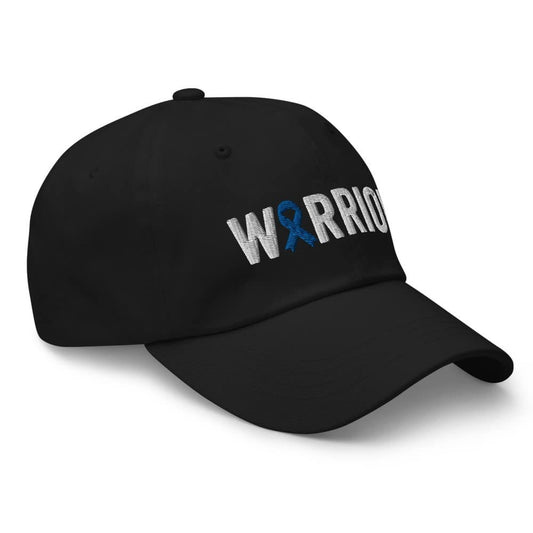 Diabetes Warrior Hat with Blue Ribbon Color | Diabetes Awareness Baseball Cap