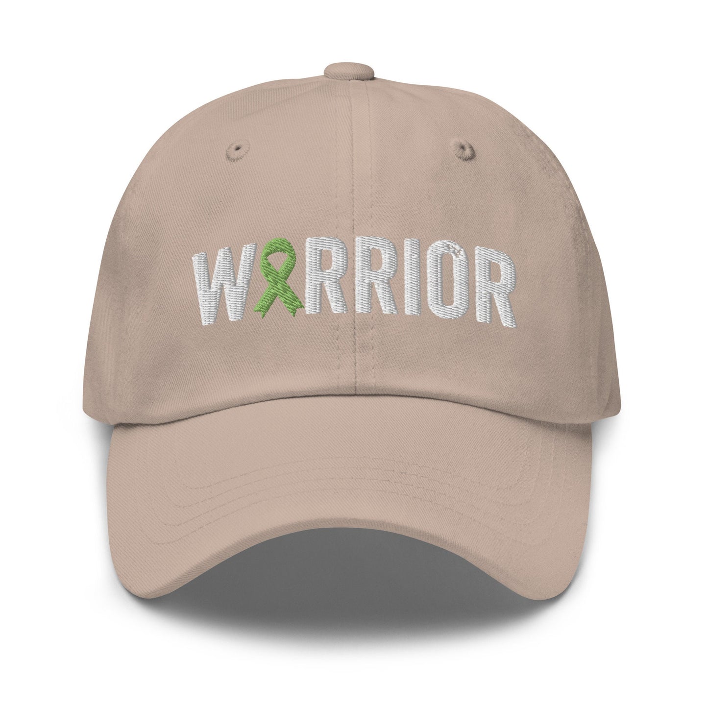 Mental Health Warrior Hat with Green Ribbon Color | Mental Health Awareness Baseball Cap