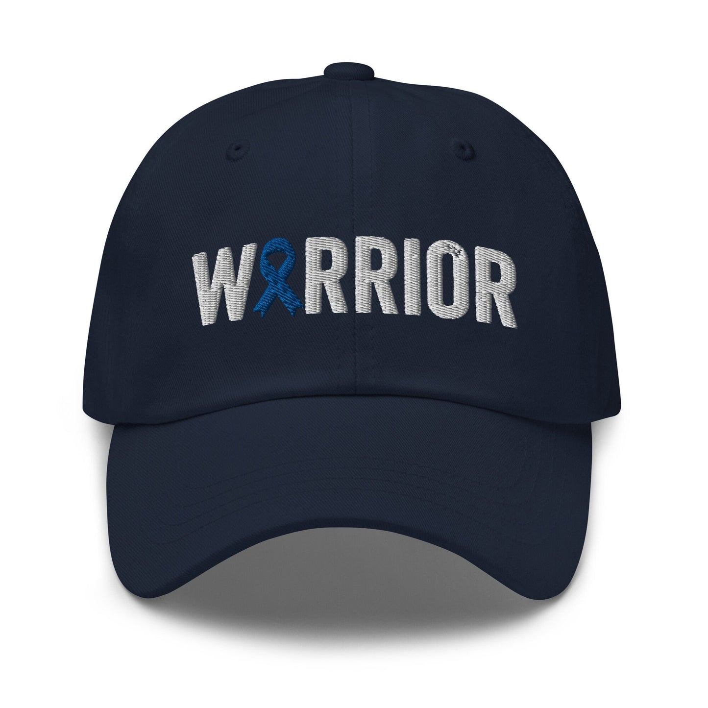 Diabetes Warrior Hat with Blue Ribbon Color | Diabetes Awareness Baseball Cap