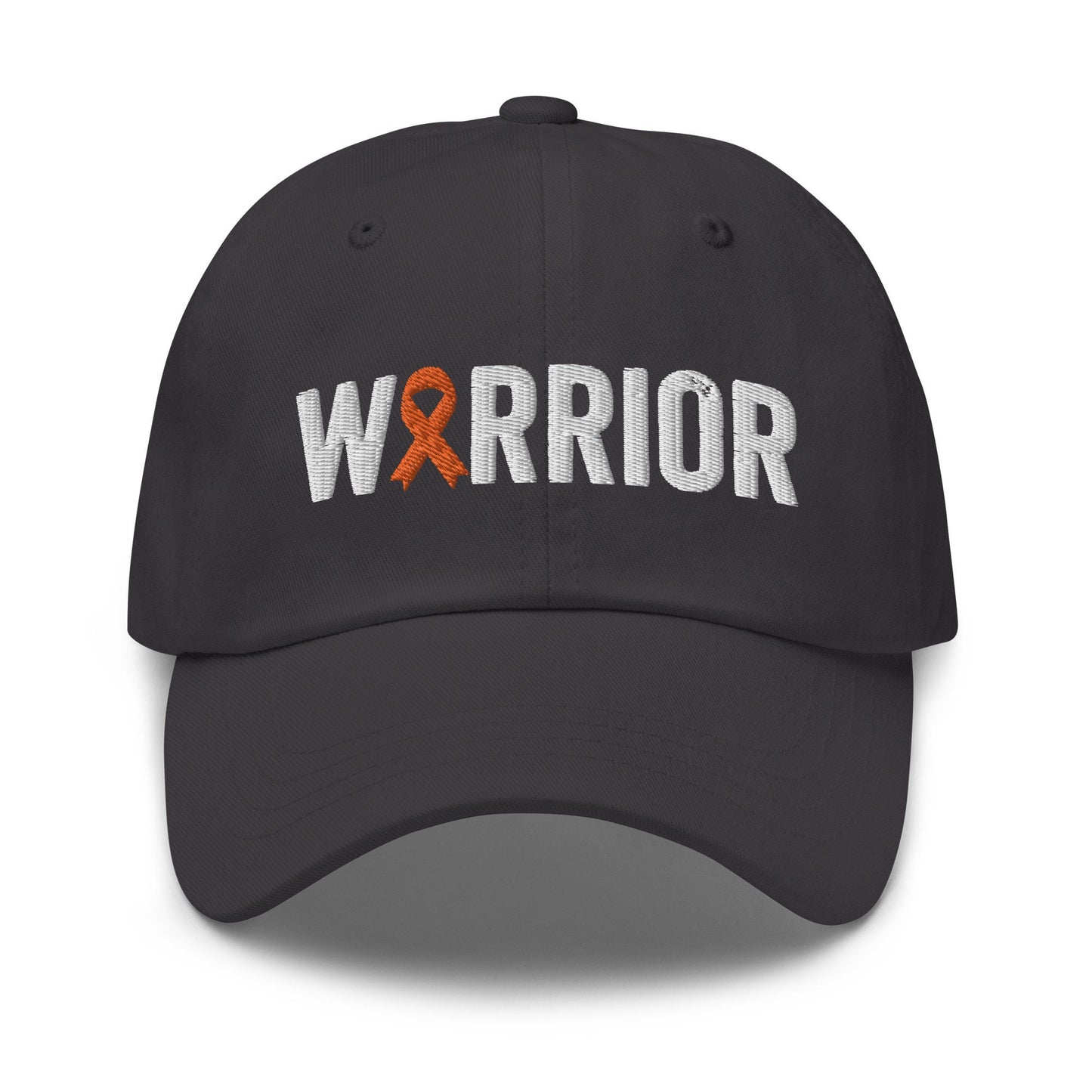 Childhood Cancer Warrior Hat with Orange Cancer Ribbon Color | Childhood Cancer Awareness Baseball Cap