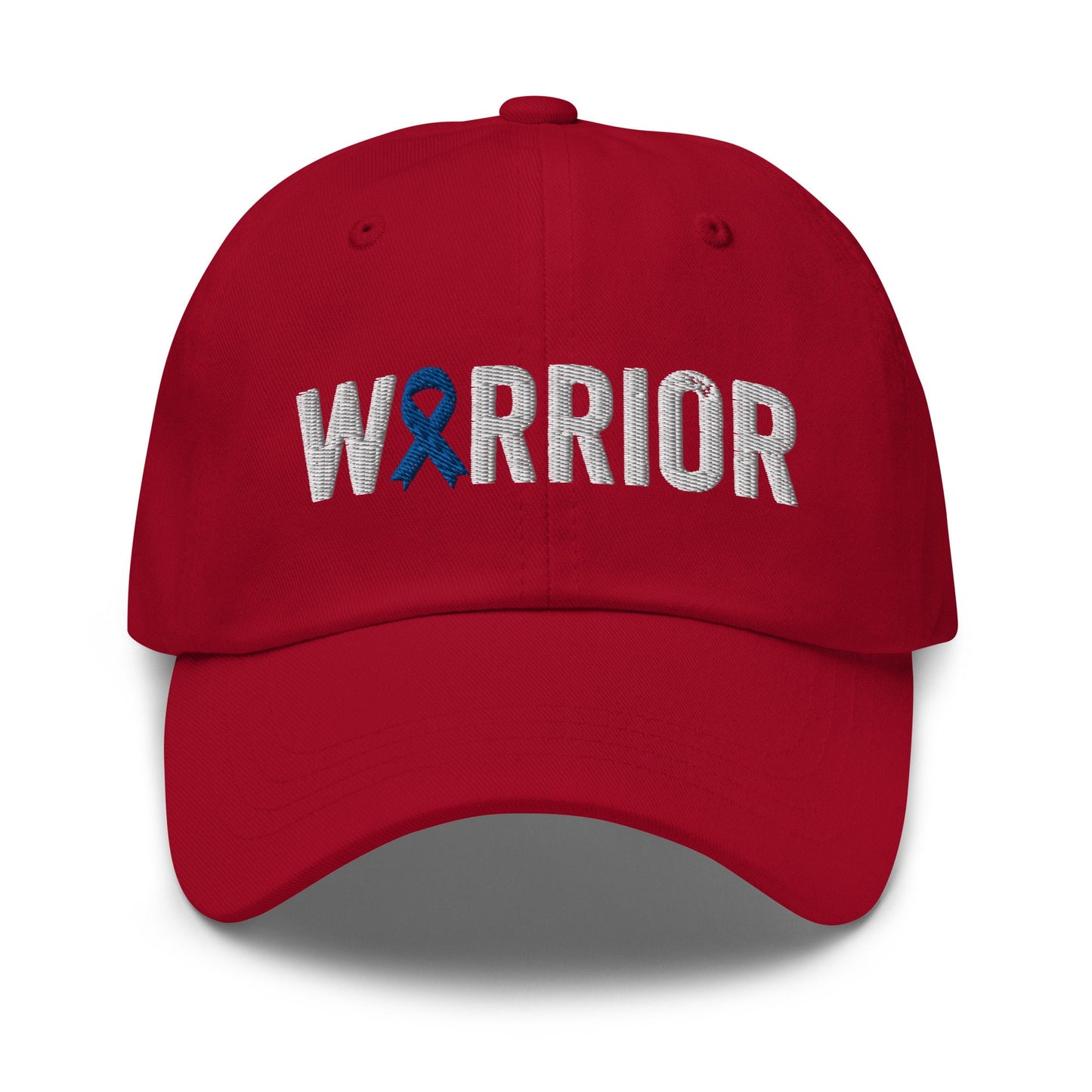 Diabetes Warrior Hat with Blue Ribbon Color | Diabetes Awareness Baseball Cap
