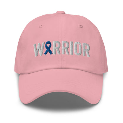 Diabetes Warrior Hat with Blue Ribbon Color | Diabetes Awareness Baseball Cap