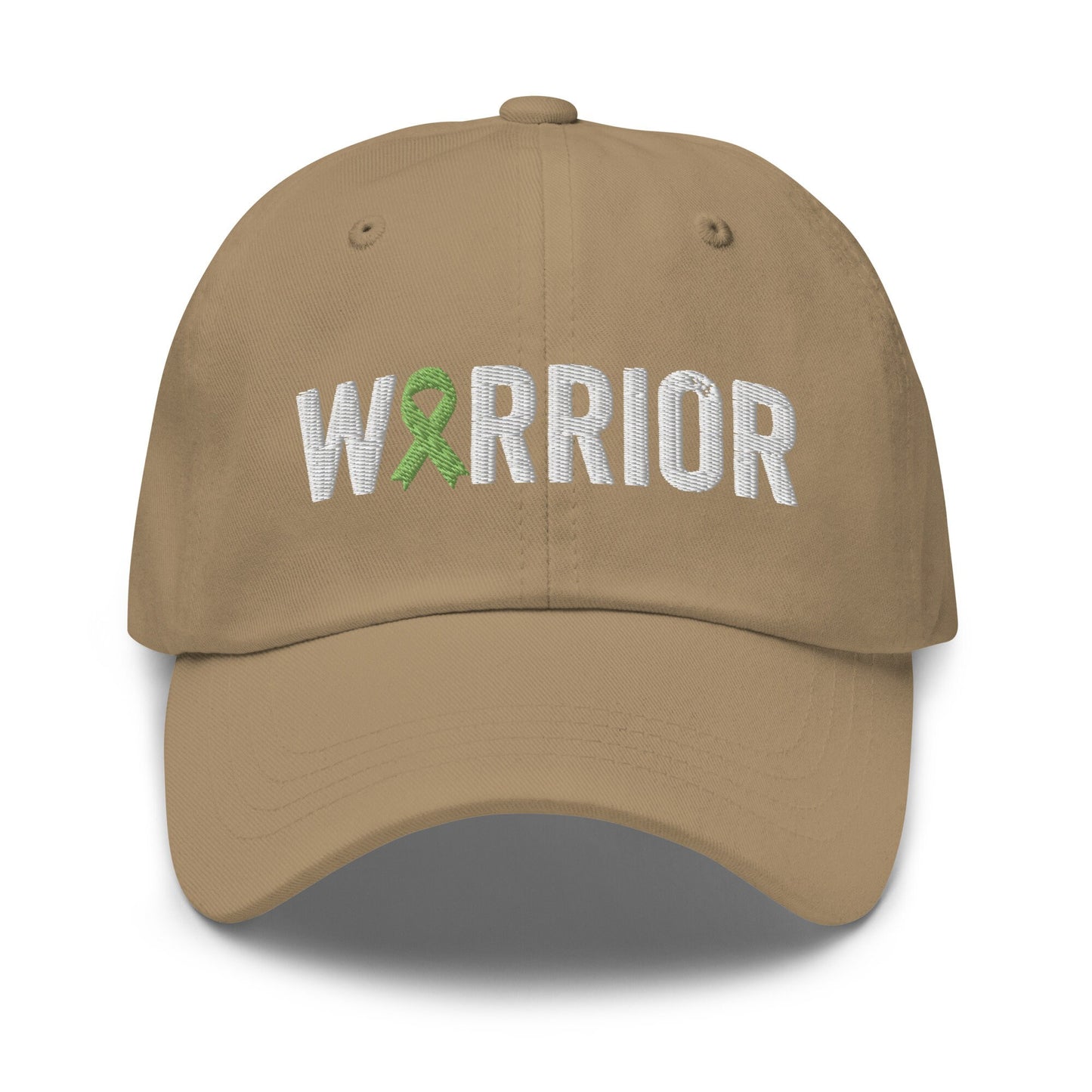 Lymphoma Warrior Hat with Green Ribbon Color | Lymphoma Awareness Baseball Cap