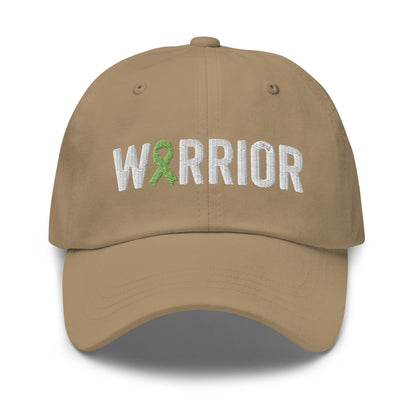 Lymphoma Warrior Hat with Green Ribbon Color | Lymphoma Awareness Baseball Cap