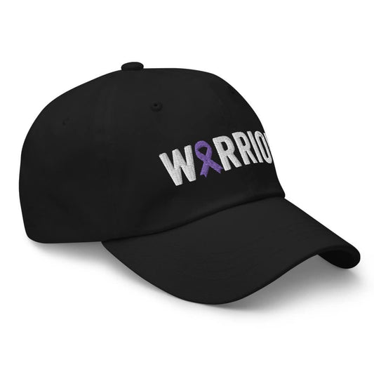 Esophageal Cancer Warrior Hat with Periwinkle Cancer Ribbon Color | Esophageal Cancer Awareness Baseball Cap