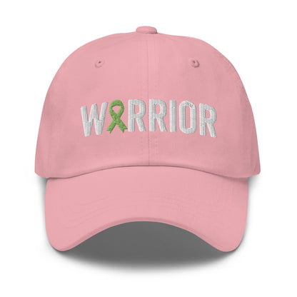 Lymphoma Warrior Hat with Green Ribbon Color | Lymphoma Awareness Baseball Cap