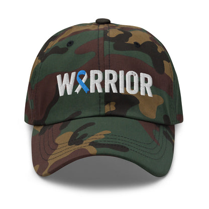 Cervical Cancer Warrior Hat with Teal Cancer Ribbon Color | Baseball Cap
