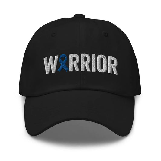 Diabetes Warrior Hat with Blue Ribbon Color | Diabetes Awareness Baseball Cap