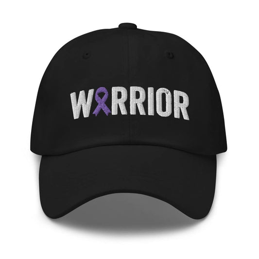 Esophageal Cancer Warrior Hat with Periwinkle Cancer Ribbon Color | Esophageal Cancer Awareness Baseball Cap