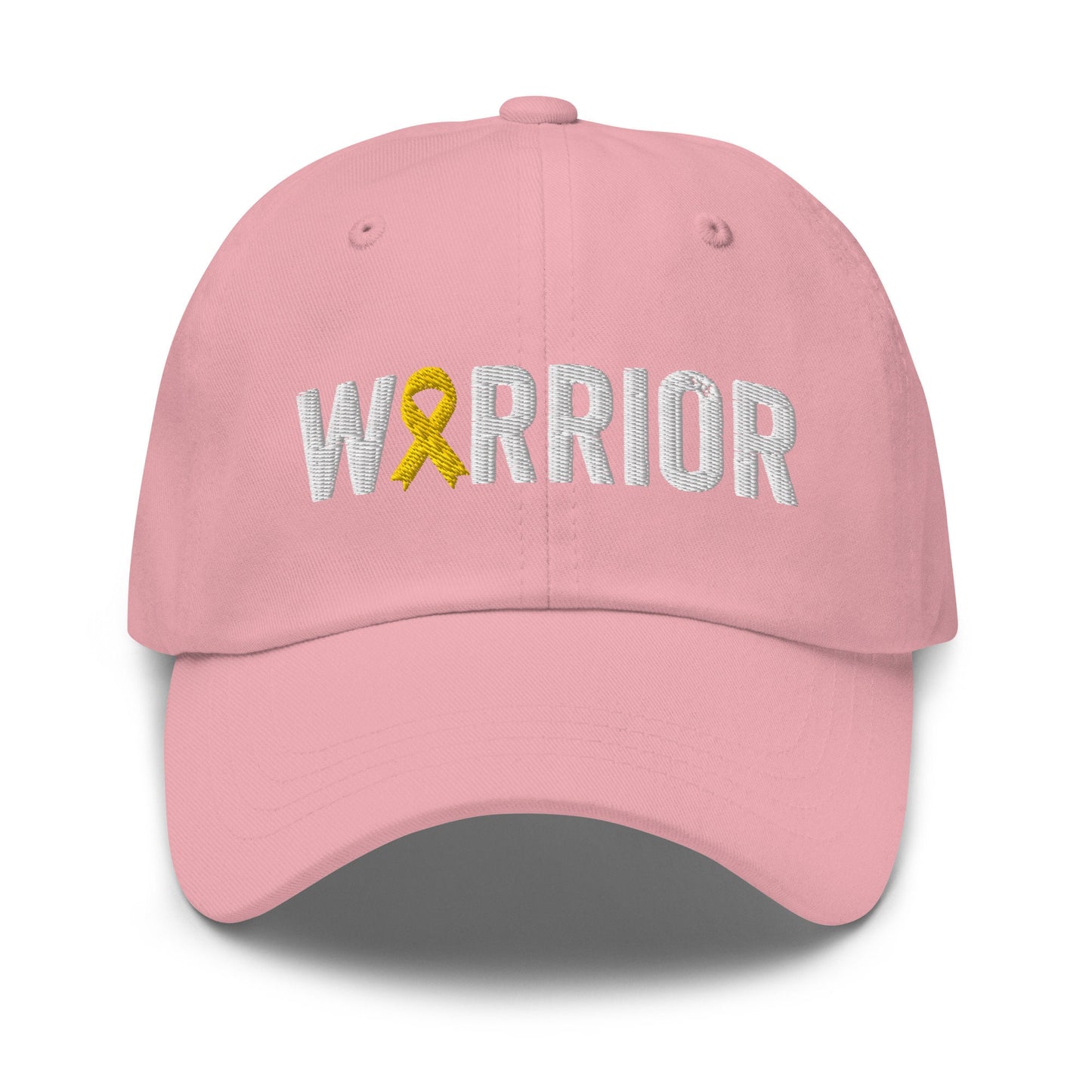 Sarcoma Cancer Warrior Hat with Yellow Bone Cancer Ribbon Color | Sarcoma Cancer Awareness Baseball Cap