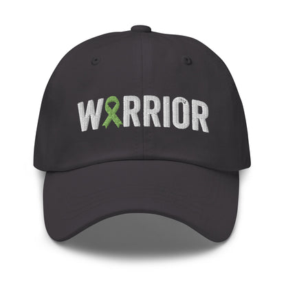 Lymphoma Warrior Hat with Green Ribbon Color | Lymphoma Awareness Baseball Cap