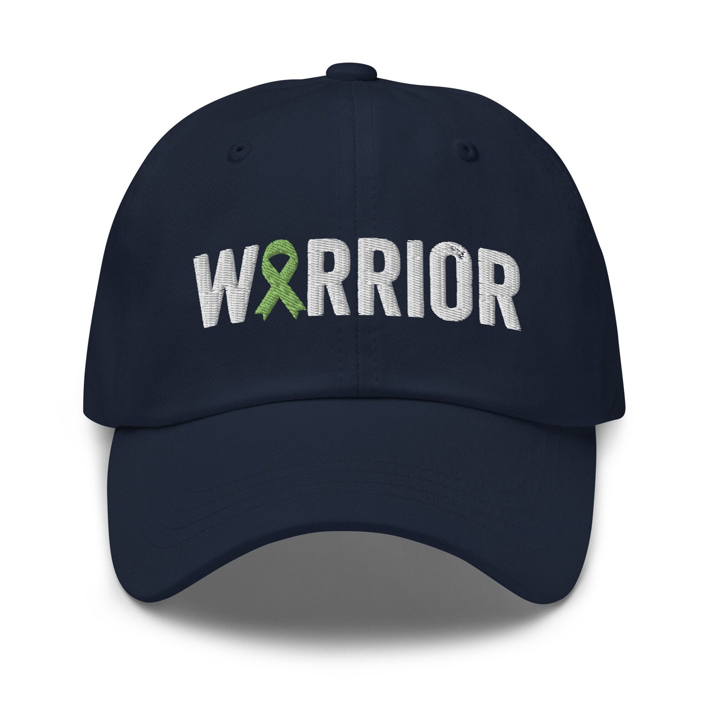 Lymphoma Warrior Hat with Green Ribbon Color | Lymphoma Awareness Baseball Cap