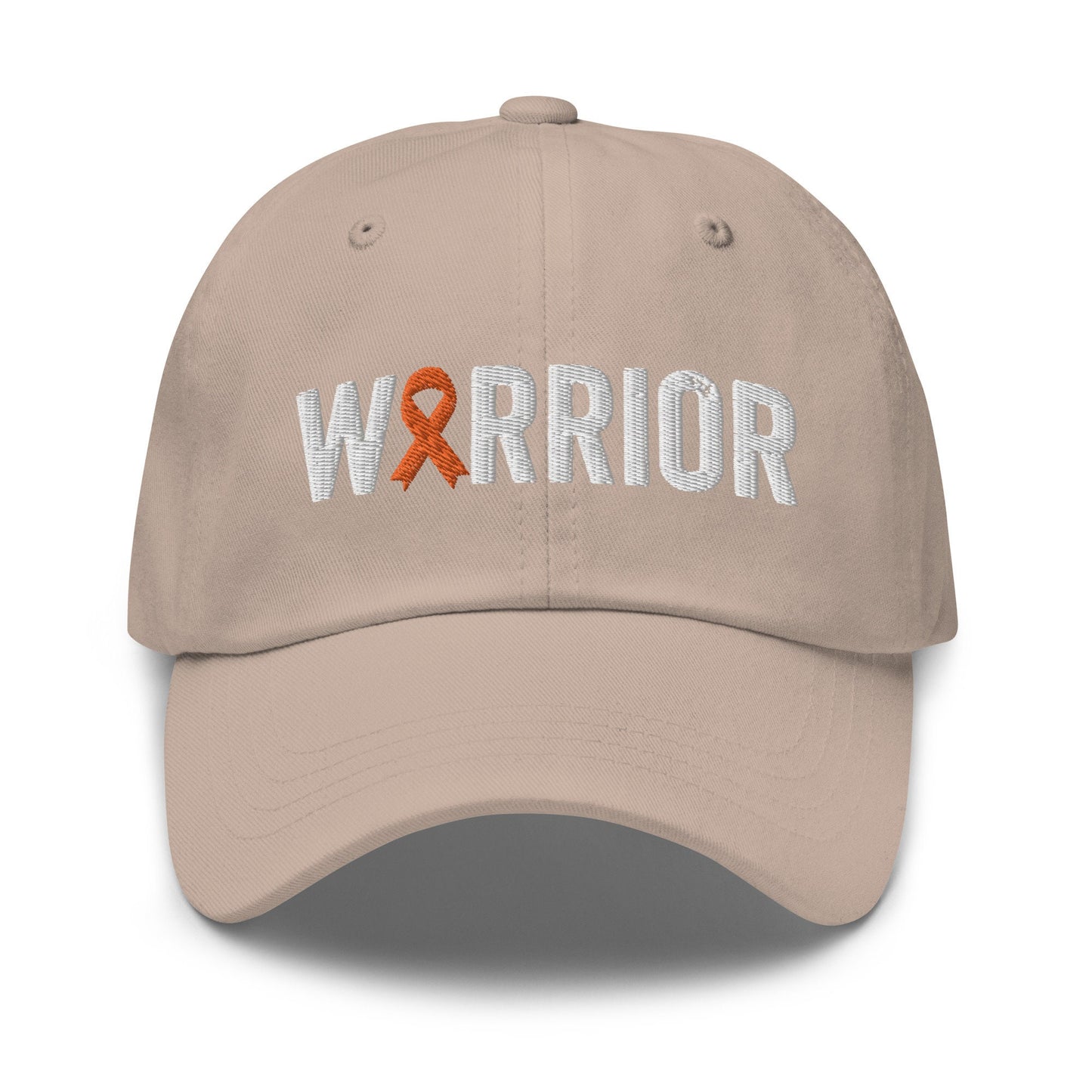 Childhood Cancer Warrior Hat with Orange Cancer Ribbon Color | Childhood Cancer Awareness Baseball Cap