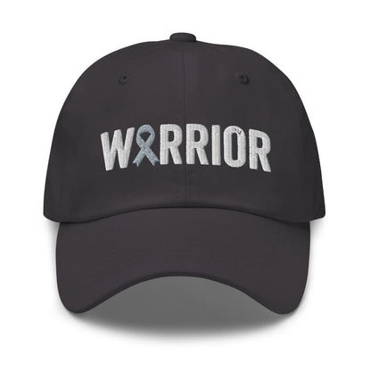 Parkinson’s Warrior Hat with Gray Cancer Ribbon Color | Parkinson’s Awareness Baseball Cap